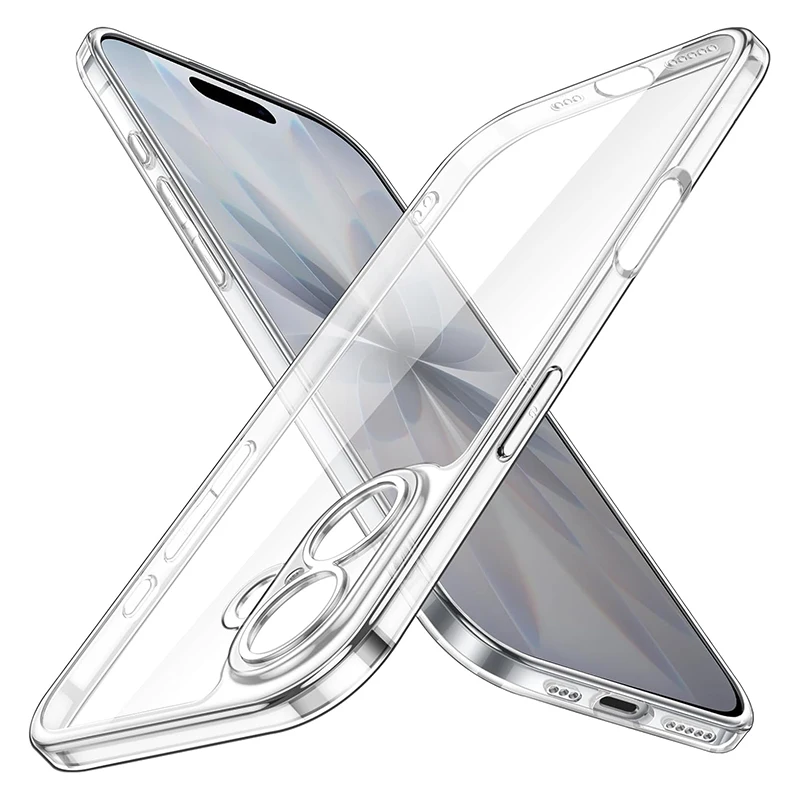 Premium Military-Grade Hybrid Clear Phone Case with Luxury Hard Bumper