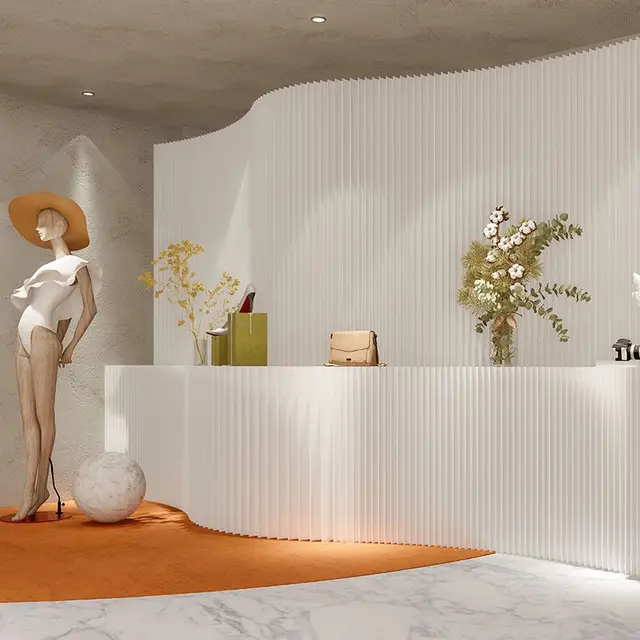 흰색 오르간 종이 벽 스크린 룸 칸막이: 맞춤형 홈 분할을 위한 유연한 솔루션