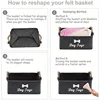 1pc Felt Pet Toy Box, Dog Toy Box, Storage Basket Chest Organizer For Organizing Pet Toys, Blankets, Leashes And Food 6