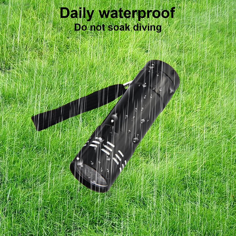 

9 LED Handheld Ultraviolet Detector 50LM 395nm Scorpion Inspection Lamp Portable for Fluorescent Agent/ Currency Test