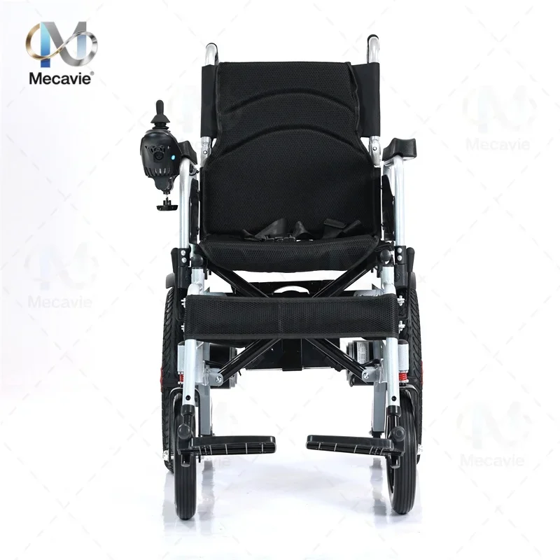 Scooter elettrico completamente automatico intelligente a quattro ruote a ruota grande per anziani pieghevole comoda sedia a rotelle elettrica per disabili - immagine 5