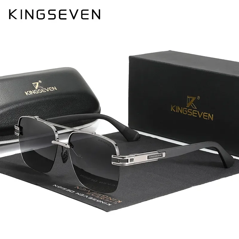 Kingseven 2023 Nuovissimi Occhiali Da Sole Di Design Per Uomo Occhiali Da Sole Sfumati Polarizzati Occhiali Da Donna Occhiali Quadrati Retrò Okulary