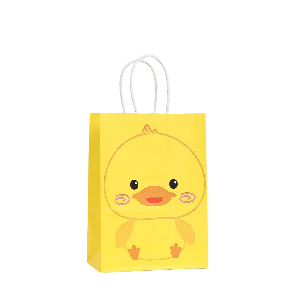 LPZHI Yellow Duck Gift Bags, Cute Duckling-Themed Party Tote Bags for Sweets, Candy, Sm... - SKU YDGB1206 - UGI Packaging