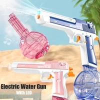 New Electric Continuous Firing Water Gun Summer Outdoor Beach Children's Water Gun Fighting Game Bursts High-Pressure Water Gun 1