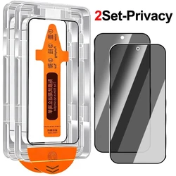 Enhanced Privacy Screen Protector with Easy - Install Kit - Anti - Spy Tempered Glass Film - Find X9s Pro (Privacy - 2PCS)