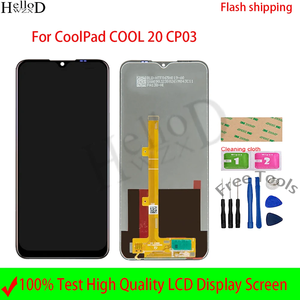

ЖК-экран для CoolPad COOL 20 CP03, ЖК-дисплей, сенсорный экран, дигитайзер, сенсорная панель в сборе, сменная деталь + Инструменты