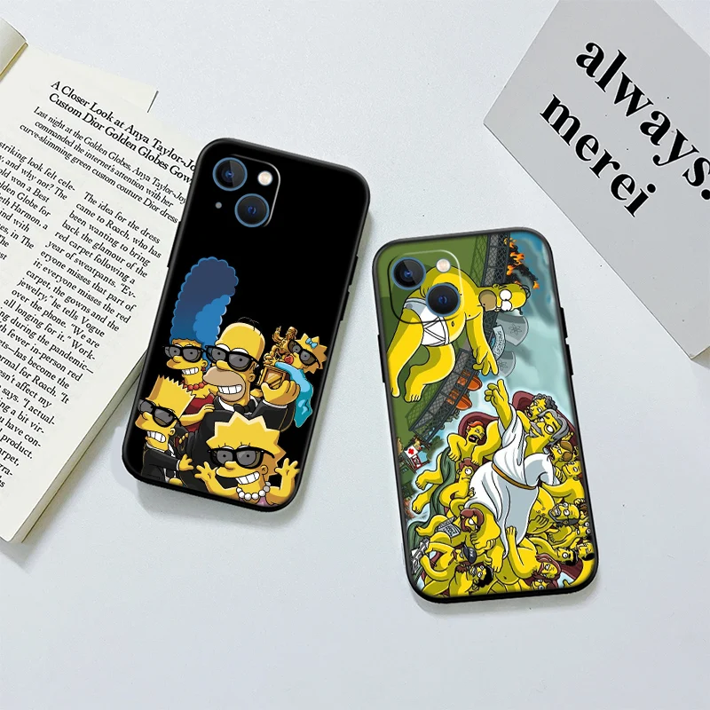S-Simpsons-Art Custom Phone Case