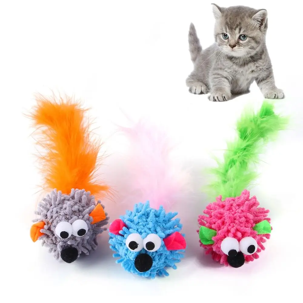 2023 Colorato Resistente All'Usura Realistico Gatto Interattivo Giocattolo Da Masticare Gatti Giocattolo Molare Gatto Giocattolo Simulazione Topi