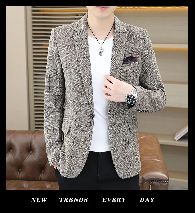 Description Picture 3 of itemExplosive New Men's Shirts Casual Fashion Business Single West All Match Personality Comfortable Handsome Loose Men's Clothing
