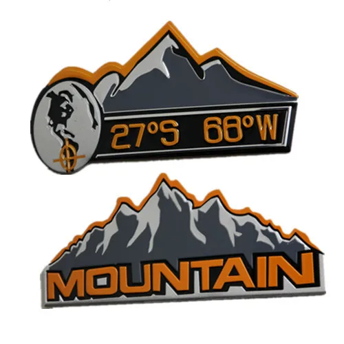 

1 Pcs 3D Metal Snow Mountain Car Badge Emblem Decal Sticker For Jeep Wrangler JK Compass Grand Cherokee Patriot Liberty Renegade