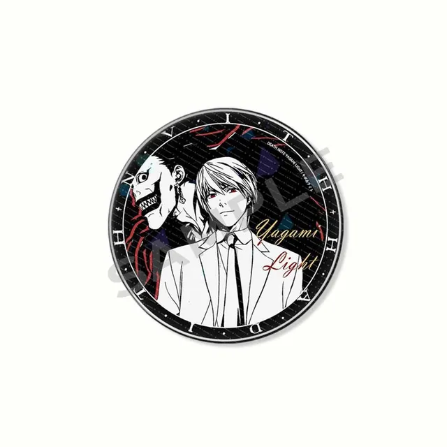 クラシックアニメデスノートボタンピンブリキ L 夜神月リューク