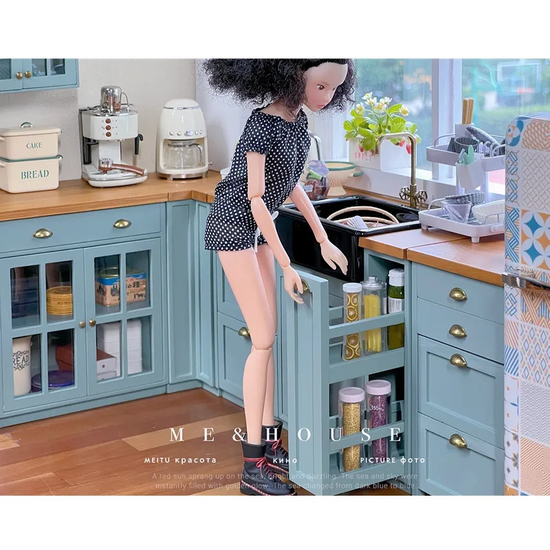 Mobilier cuisine - 16 pièces - échelle 1:50 - Micro-minature.ch Sàrl