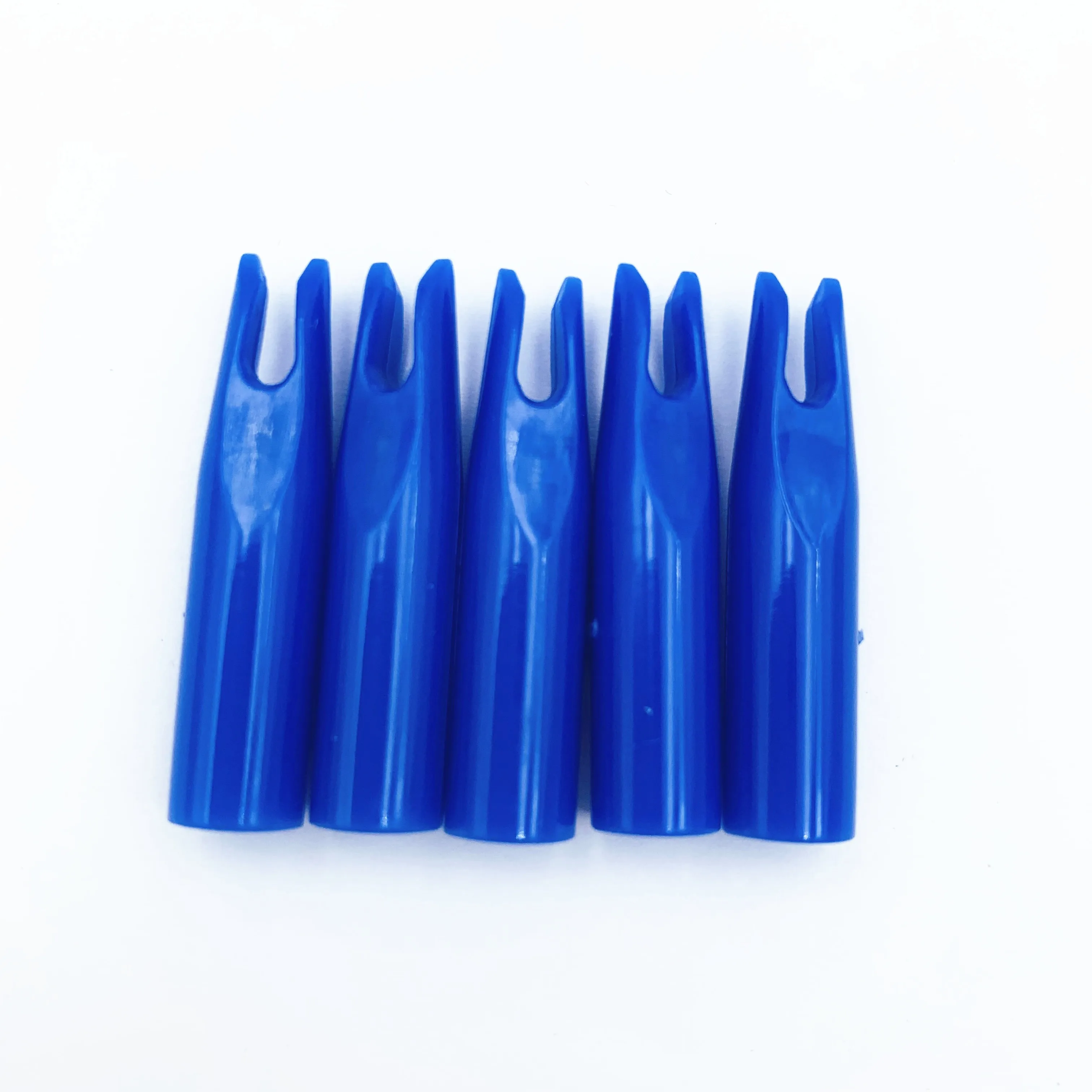 PATIKIL Lot de 50 encoches de flèche de rechange pour tir à l'arc, 6,2 mm, vert transparent