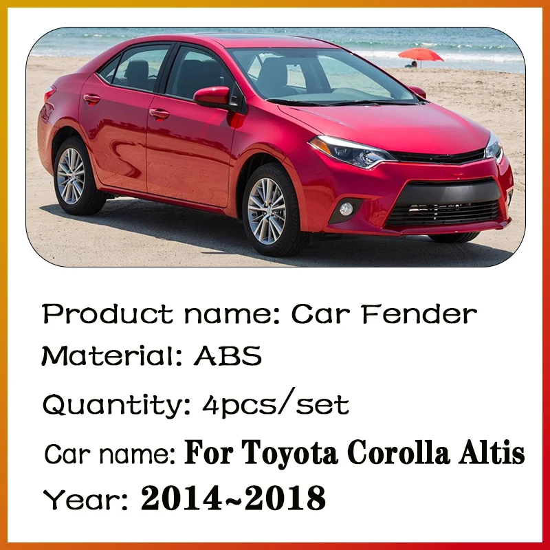 Toyota Corolla Altis Mudguards 2