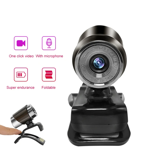 HD 720P Webcam Mini Computer PC WebCamera with USB Plug Rotatable Cameras  for Live Broadcast Video Calling Conference Work - AliExpress