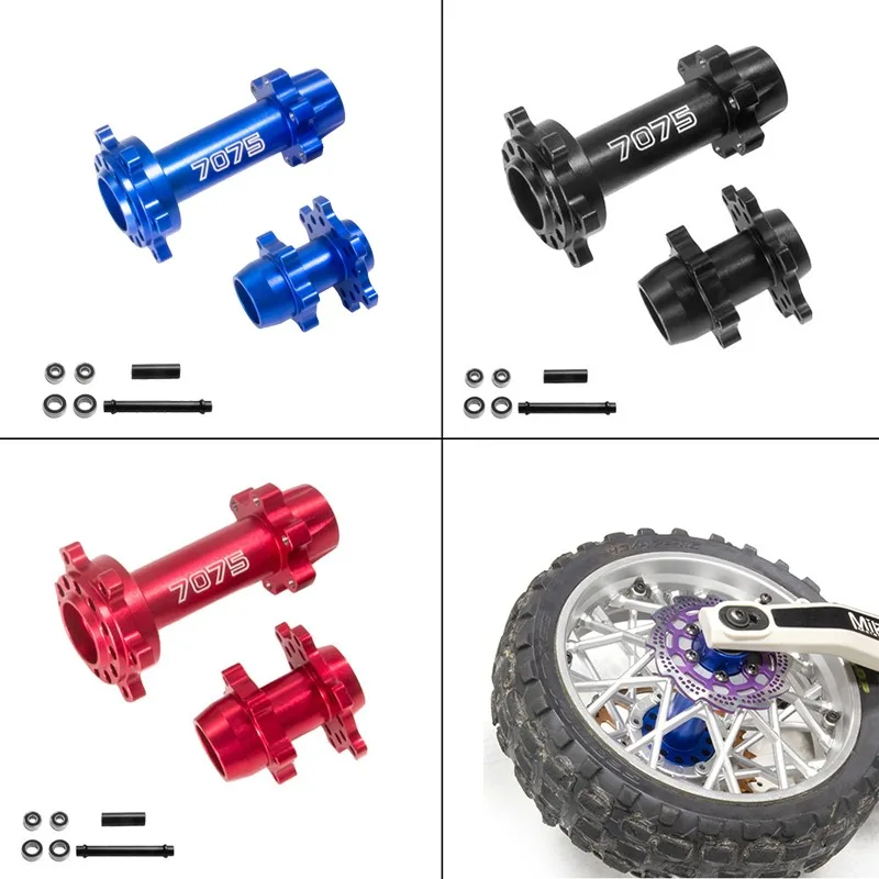 

Алюминиевые передние и задние универсальные ступицы для мотоцикла Losi 1/4, запчасти для модификации мотоцикла Promotion-MX, совместимы с 262012