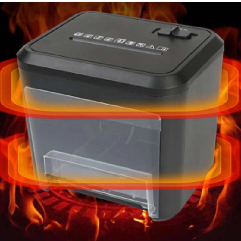 Shredder 9926 Escritório Doméstico Comercial de Alta Potência Mini Portátil Arquivo Shredder Partícula Elétrica Informações Confidenciais - Imagem 5