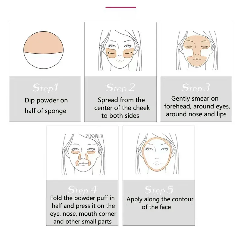 Natural Setting Powder Soft Light Silk Face Foundation Waterproof Long-lasting Face Oil Control Non Powdered Make-up Cosmetics setting powder loose powder concealer powder face powder