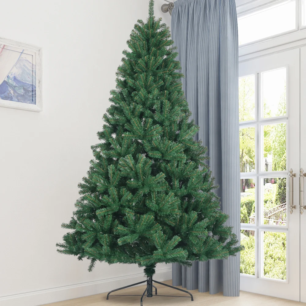 6ft Foldable Natural Spruce Christmas Tree