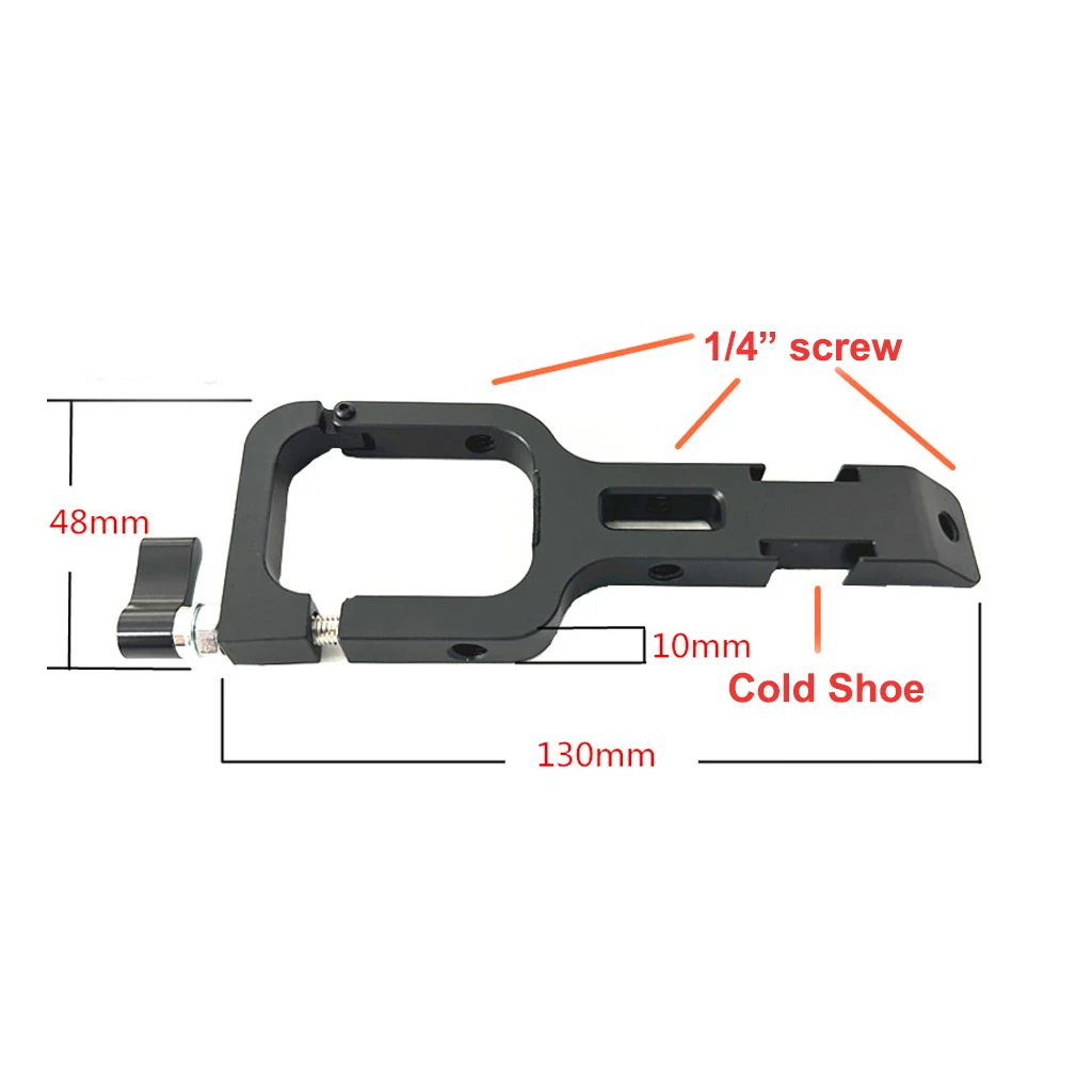 Sling Handle for Zhiyun WEEBILL 3/3E/3S Handheld Gimbal Stabilizer Extension Arm Hand Grip with 1/4 Screw Hole Cold Shoe Mount