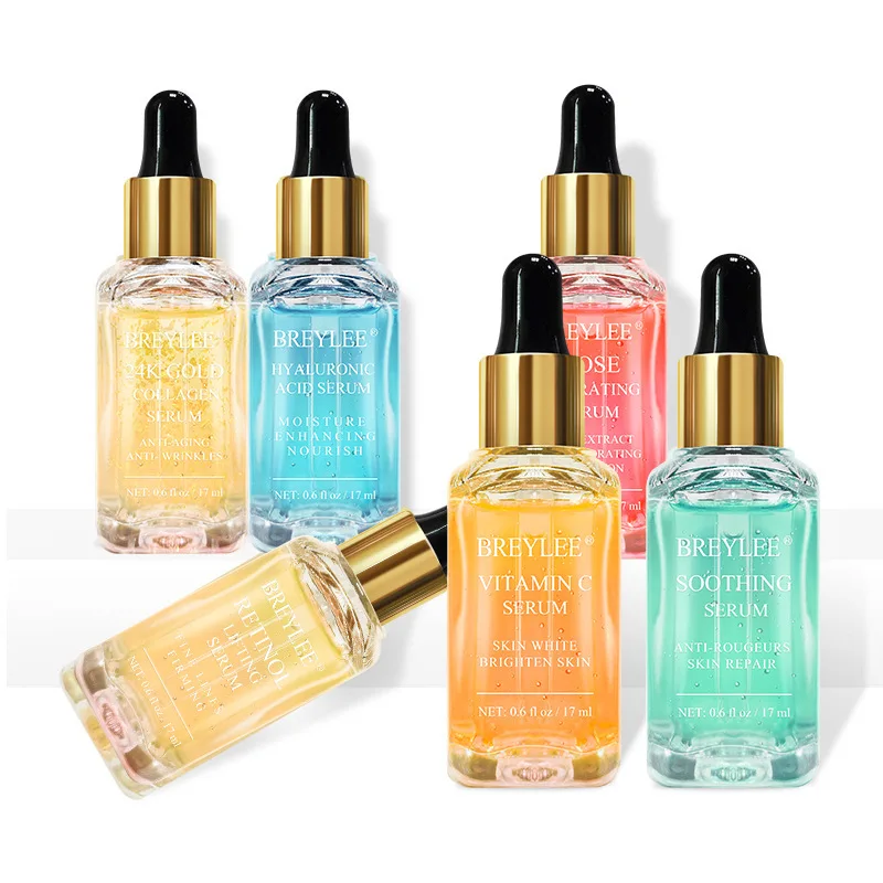 

BREYLEE Retinol Vitamin C Whitening Face Serum Collagen Hyaluronic Acid Anti-Wrinkle Firm Anti-Sensitive Moisturizer Essence
