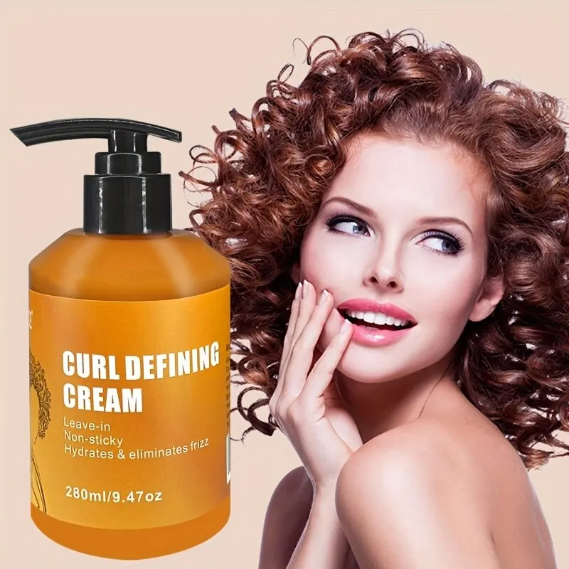 GZE Defining Curl Cream Enhances Waves and Curls While Adding Definition Conditions Detangles and Reduces Frizz Paraben