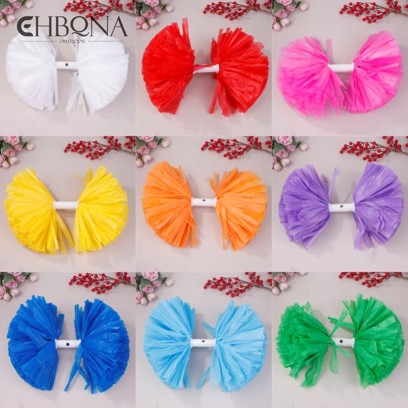 1PC Cheerleading Cheering Flower Ball Game Pompoms For Dance Sports Match Supplies And Concert Decorator