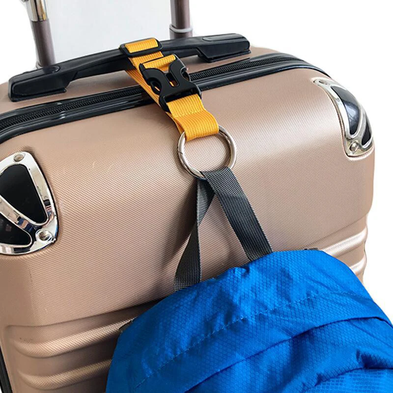 1PCS Backbin Belt Buckle Luggage Band Multifunctional Backpack Nylon Hanging Buckle Portable Suitcase Hook Hanging Buckle
