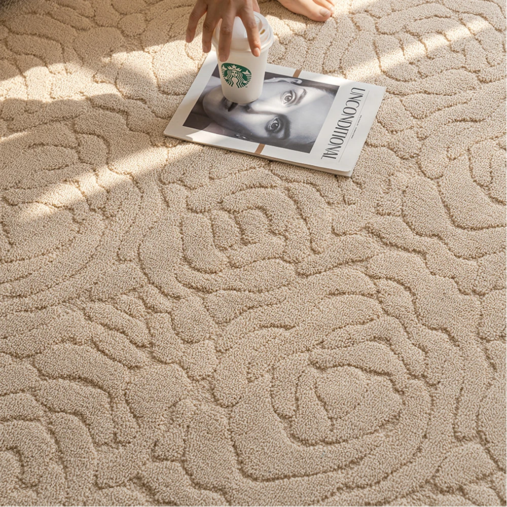 Relief pattern design Indoor Decor Soft and Comfortable Plush Living/Bed/Baby/Study Room Carpet Floor Mats For Home