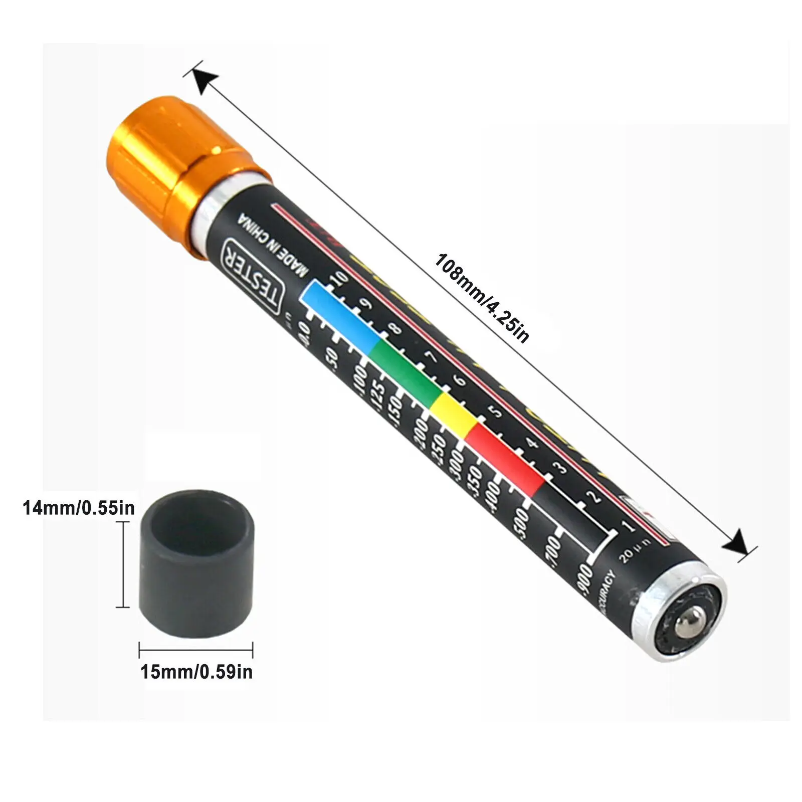 Car paint Thickness Tester Pen with Scale Portable Car Paint Coating Tester Meter For Car Body Paint Meter Tools 3