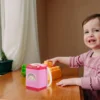 Electronic Toy Washing Machine Child Toys for Toddlers Mini Home Appliance Plastic Puff 5