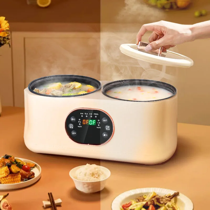 Double gallbladder electric rice cooker fully automatic and multifunctional electric hot pot steaming intelligent electric pot 5