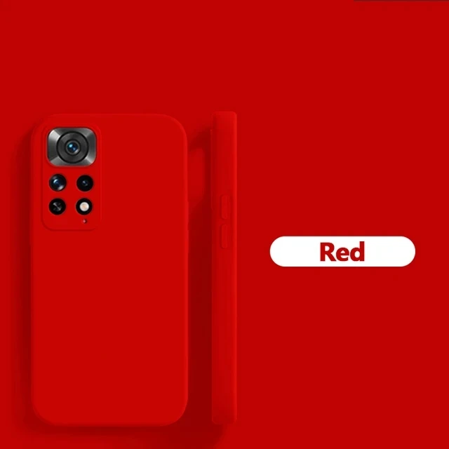 thumbnail image 1 of Liquid Silicone Original Case for Xiaomi Redmi Note 12 pro 11S 11pro 5G Shockproof Back Soft Cover Note 9pro10S Note 13 pro plus, 1 of 5