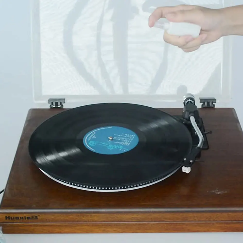 Vinyl record cleaner brush plastic brush & cleaner anti-static for record player and gramophone