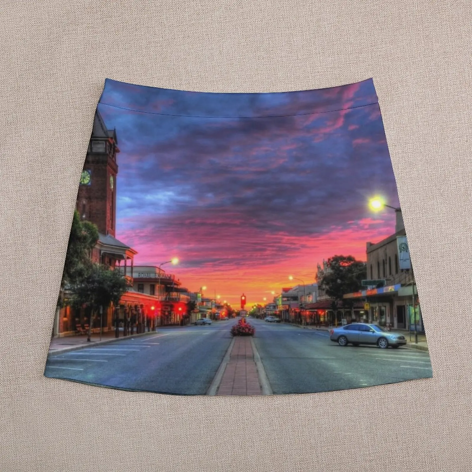 Main Street Sunrise Mini Skirt Women clothing korean women's clothes