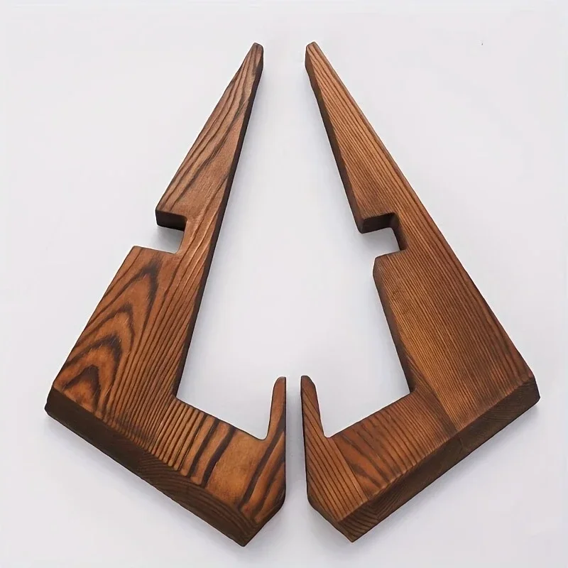 Wooden Cookbook and Tablet Holder with Flat Base