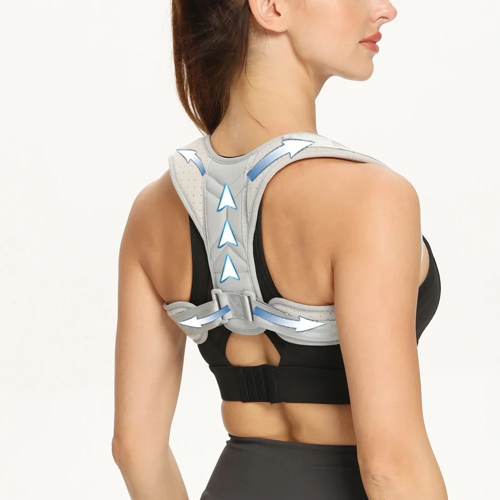 Back Posture Correction Belt Hunchback Corrector Adult Men and Women Sitting Posture Correction Belt Shoulder Straight Back 2