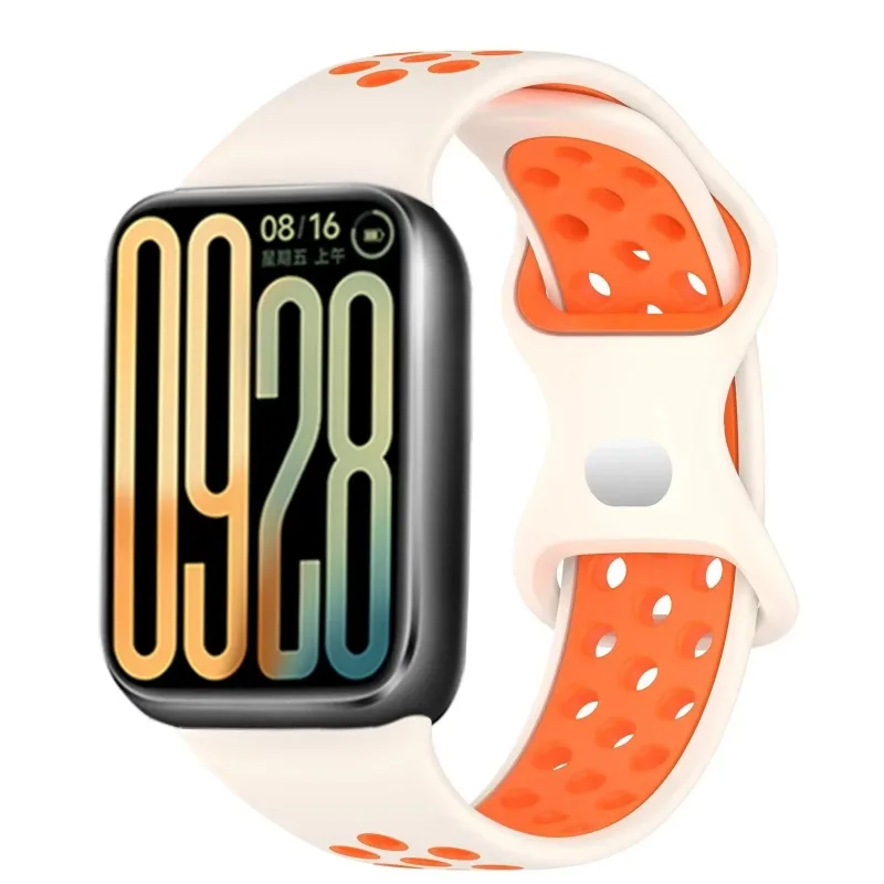 Two-Color Breathable Silicone Strap Wristband Accessory