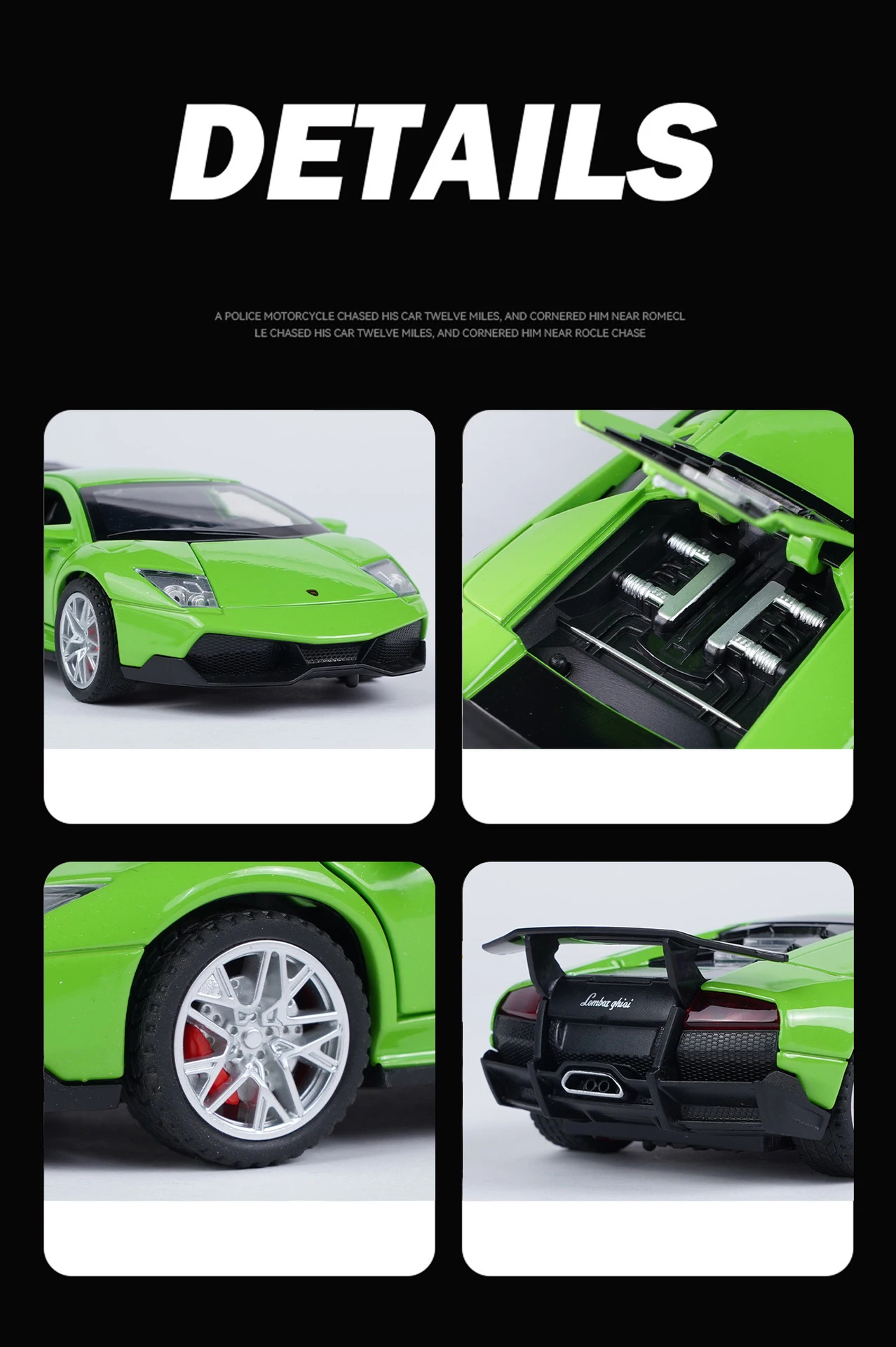 Murcielago LP670-4 SV 1:32 Ölçekli Model Araba