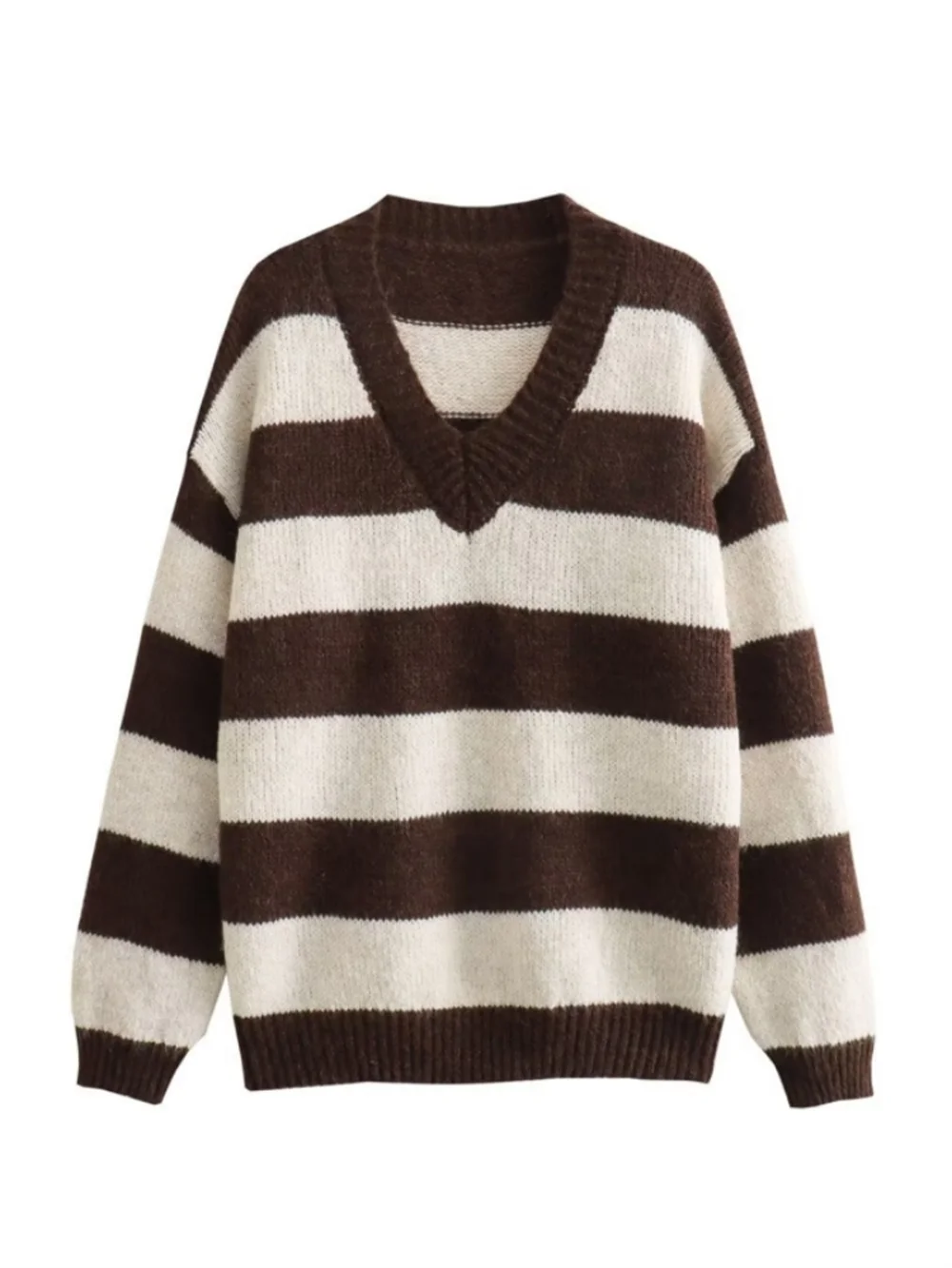 

PUWD Women Commuter Sweater 2023 Autumn Fashion Ladies Casual Three-color Optional Long Sleeves Sweater For Women's