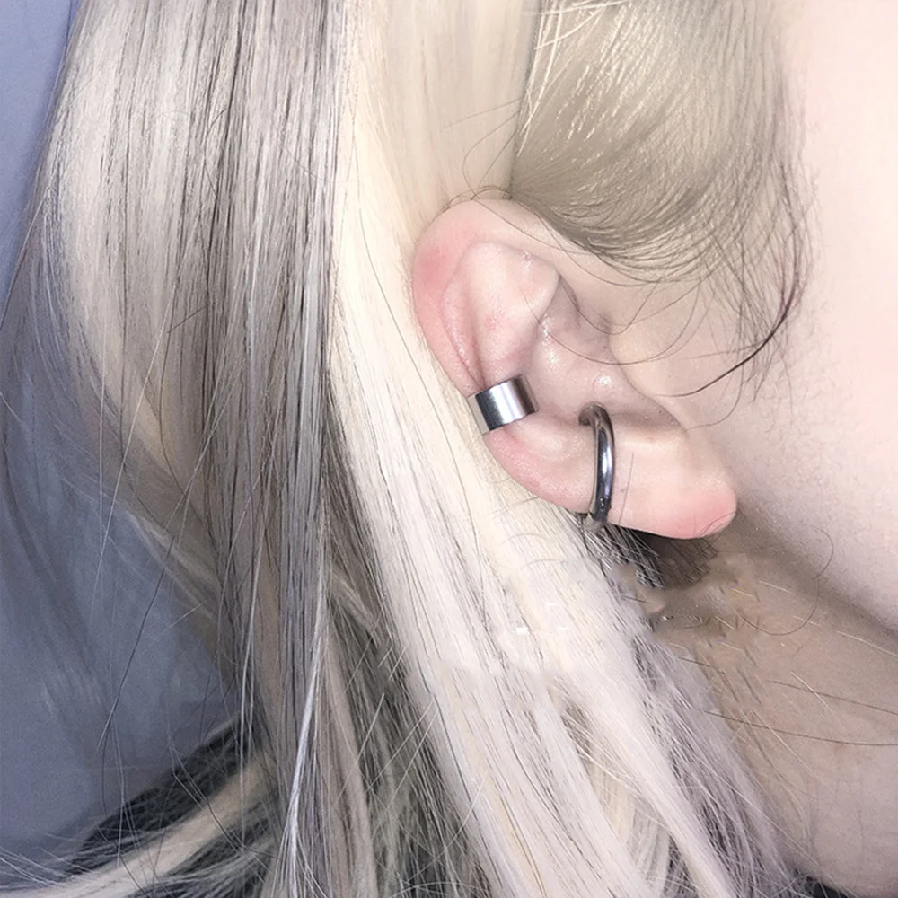 Metal Clip Earrings Ear Cuff Fake Cartilage Earring Jewelry ear clip earrings clip earrings ear clip ear accessories