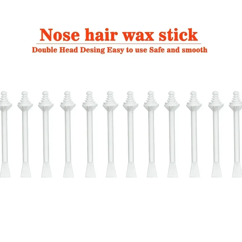100PCS Nase Wachs Sticks Nase Wachs Applikatoren Für Schmerzlose Nase Haar Entfernung Werkzeug Wachs Zubehör Bienen Wachs Sicher – Detail 6