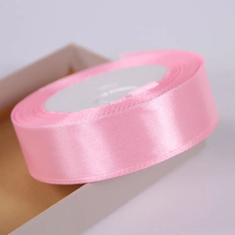 6mm 10mm 15mm 20mm 25mm 40mm 50mm Light Pink Satin Ribbons Christmas Wedding Birthday Party Decoration Gift Wrapping Ribbons satin ribbons ribbon decoration ribbon supplies satin ribbon christmas ribbon