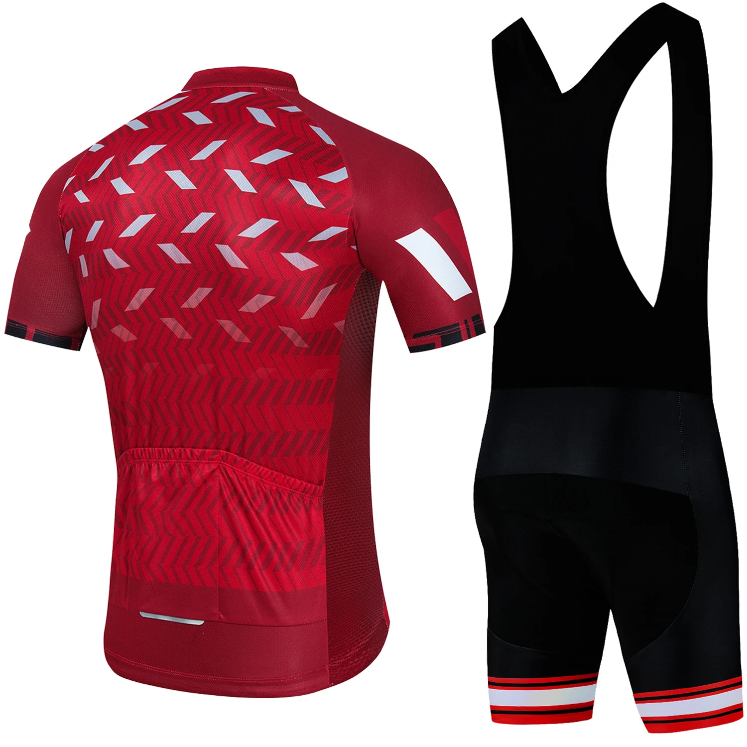 Men's Rainbow Team Cycling Jersey Set - Short Sleeve Summer Road Bike Apparel