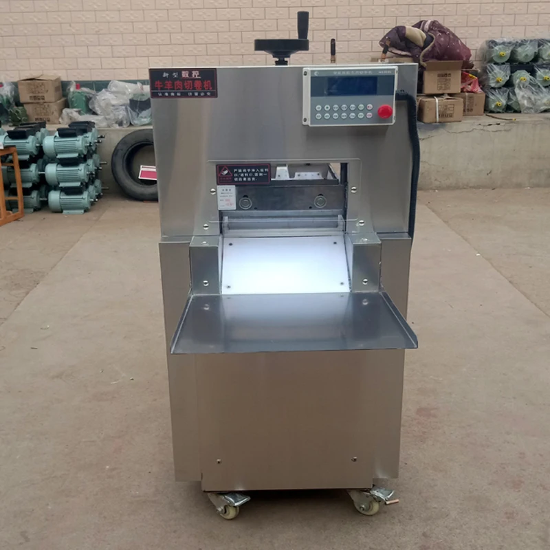 Commercial Stainless Steel Freezing Beef Meat Planer Lamb Roll Slicer CNC Double Cut Lamb Meat Planer 3