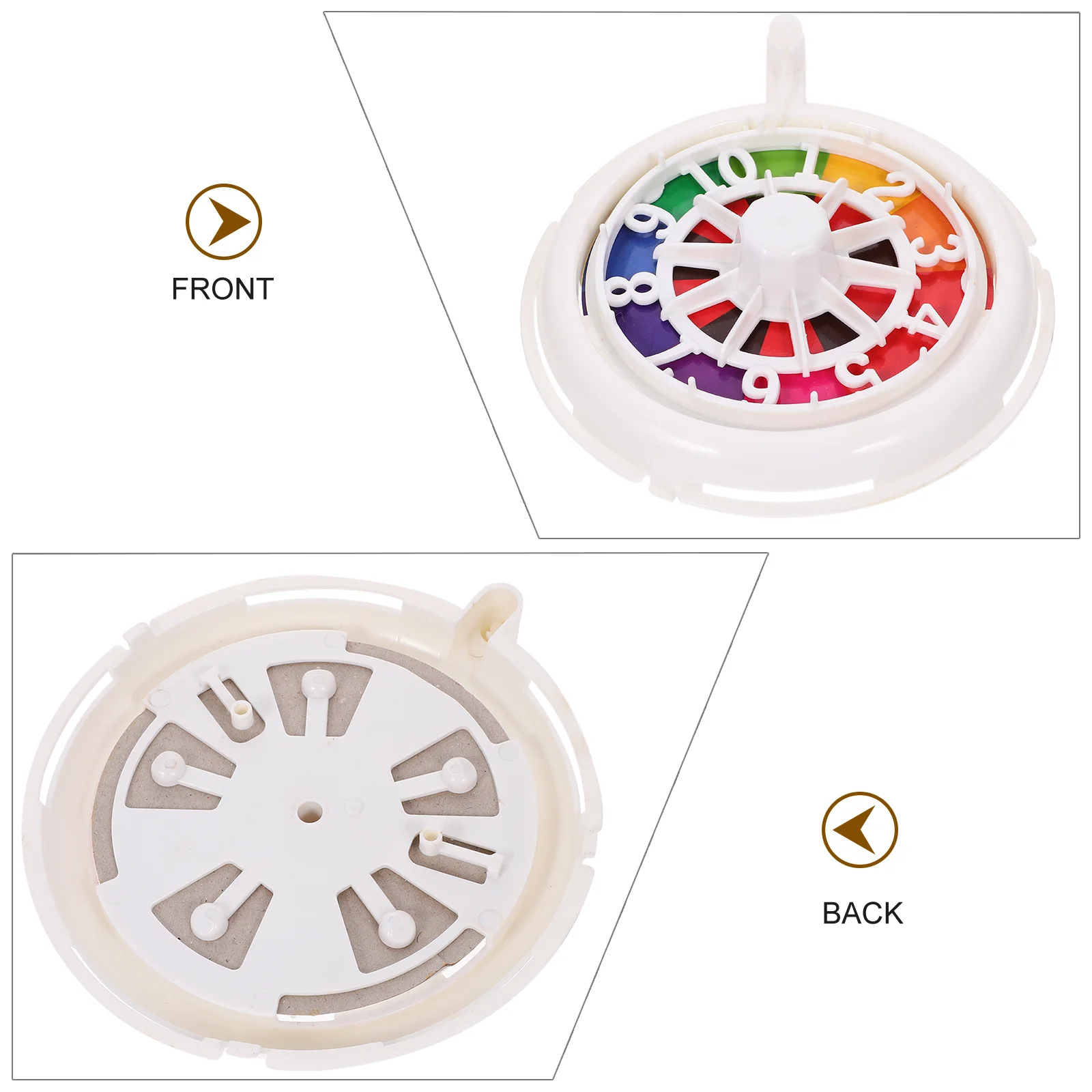 Game Turntable Poker Rotating Wheel Supply Props Festival Plastic Chip Rake Household