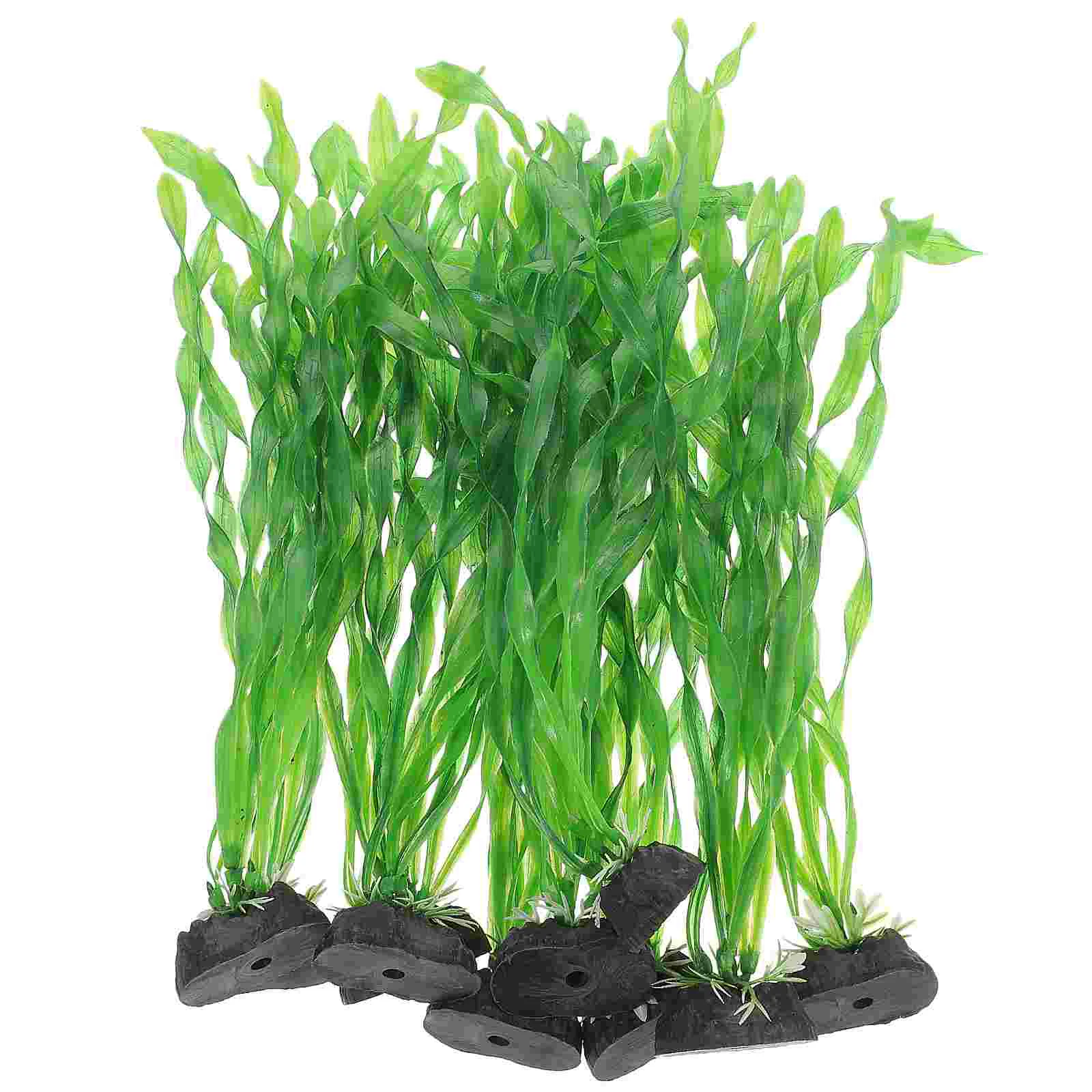 

10 Pcs Aquarium Landscaping Fish Accessories for Tank Plants Turtle Fake Plastic Decors Artificial Aquatic