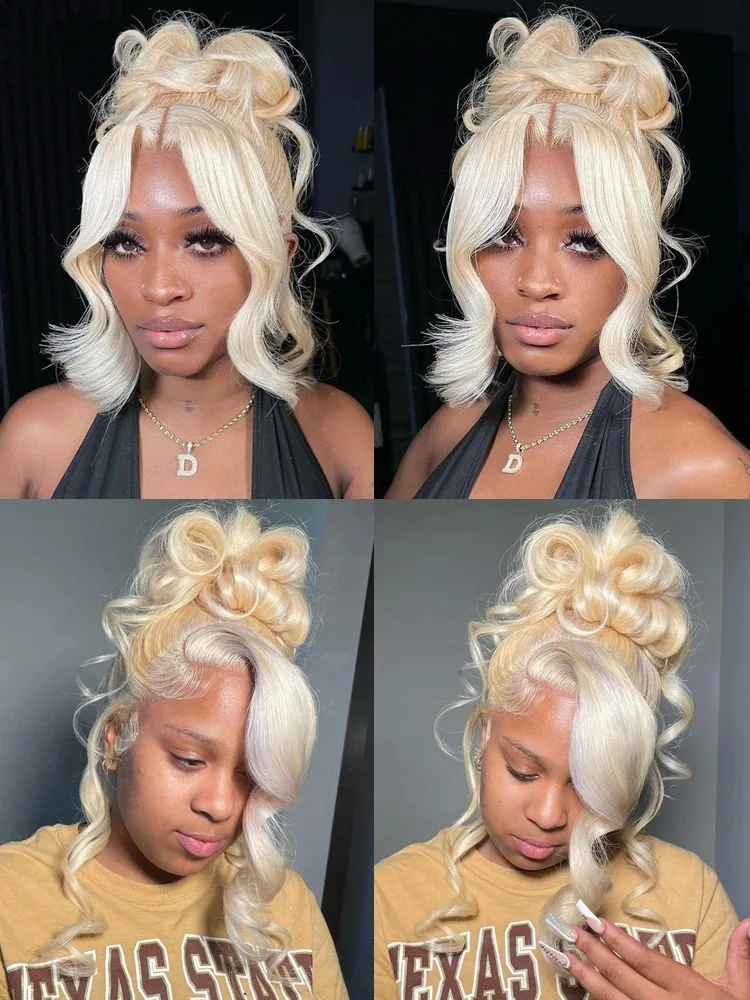 360 Lace Frontal Wig 613 Blonde 13x4 13x6 Lace Front Wig Human Hair Long Brazilian Body Wave Human Hair Wigs For Women 30 Inch