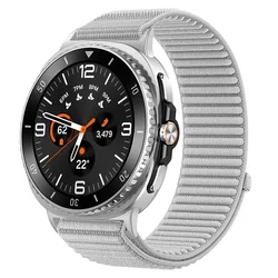 Adjustable Nylon Watch Strap - Premium Replacement Bracelet for Watch 8 Classic (Premium Grey)