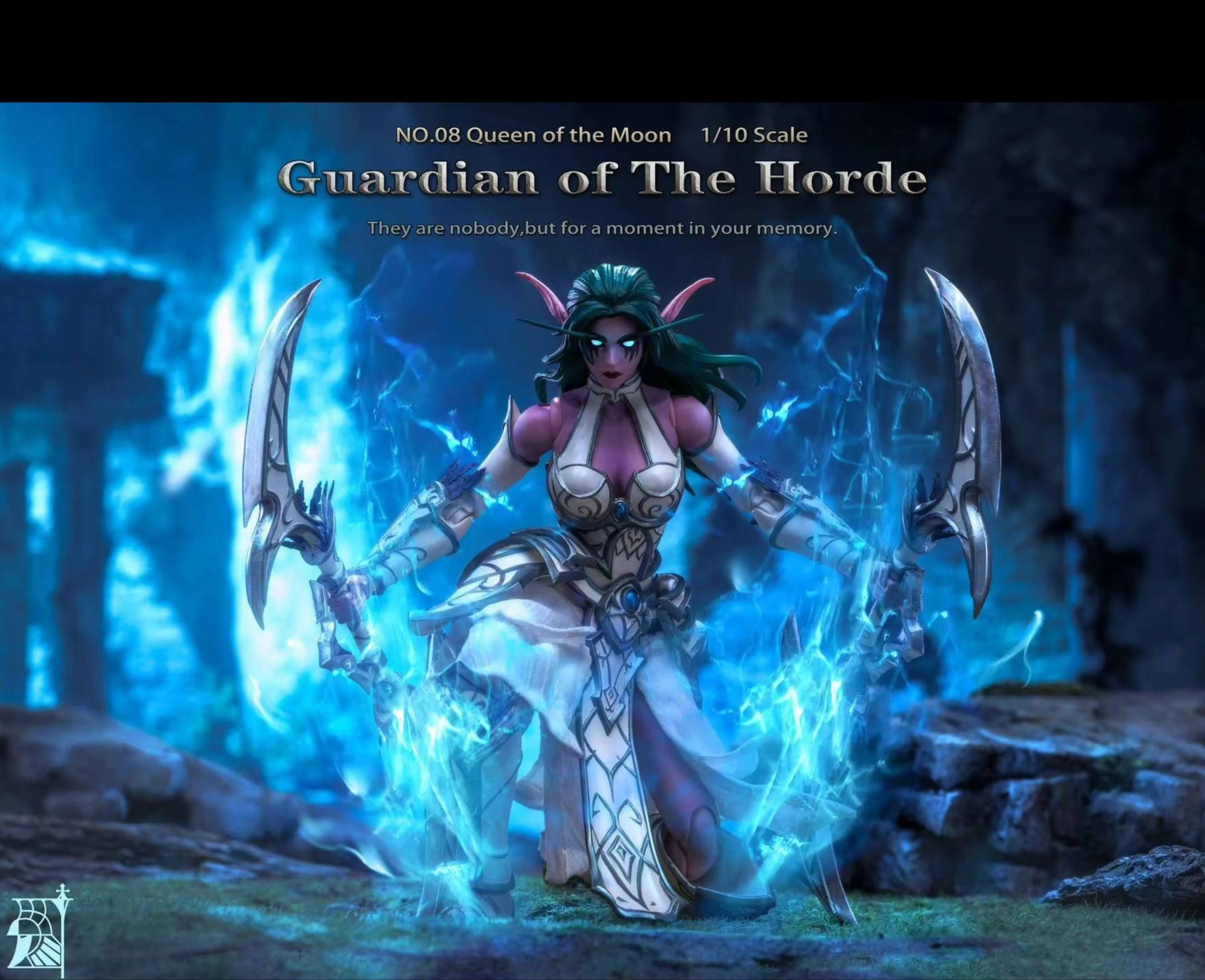 【재고 있음】 그레이 나이트 GREYKIGHT 호드 가드 08 문 퀸 1/10 모바일 퍼펫 모델